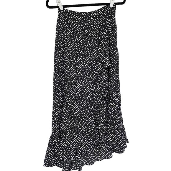 Lulu's Black & White Polka Dot Two-Piece Dress Set Women’s Size Medium - Picture 3 of 10